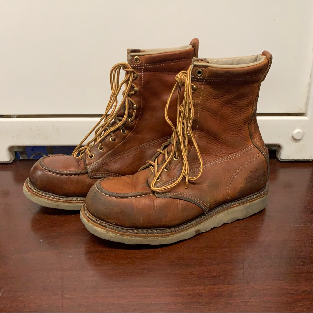 Thorogood American Heritage 804-4208 Steel Toe Men’s Leather Boots Size 8.5 D